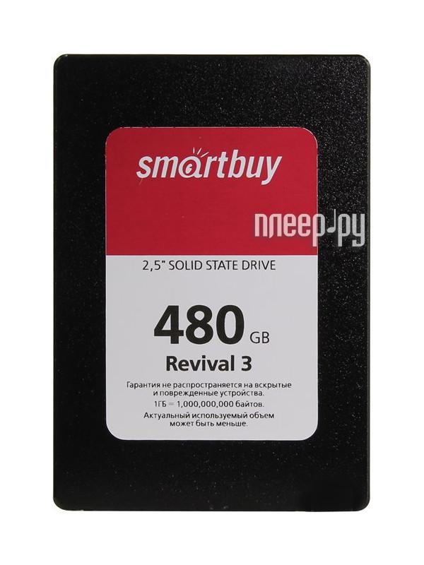 SSD 2,5" SATA-III SmartBuy 480Gb Revival 3 (SB480GB-RVVL3-25SAT3)