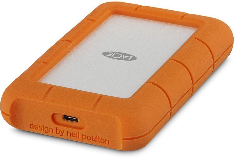 External HDD 2.5" USB3.1 LaCie 5TB Rugged USB-C (STFR5000800) Orange RTL
