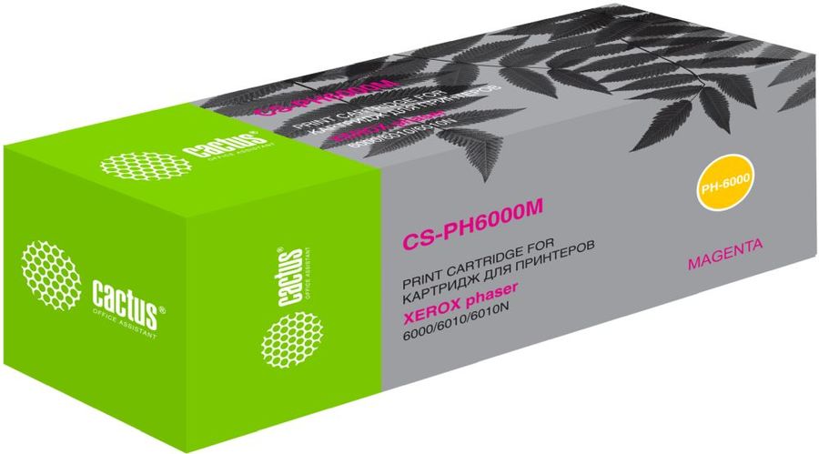 Картридж Cactus CS-PH6000M Magenta для Xerox Phaser 6000/6010, WorkCentre 6015