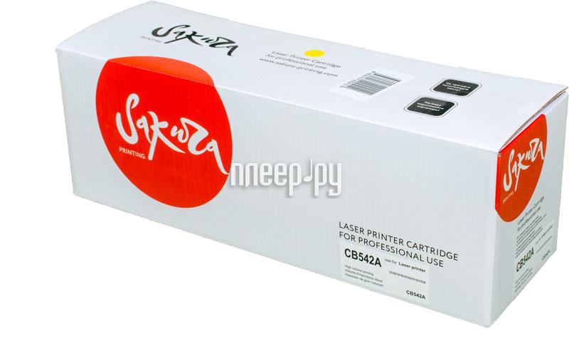 Картридж Sakura (аналог HP CB542A/716Y) Yellow для HP Color LJ CM1312MFP/CP1215/CP1515/CP1518/Canon LBP5050/ LBP5050n/MF8030Cn/MF8040Cn/MF8050Cn/MF8080Cw/1980B002