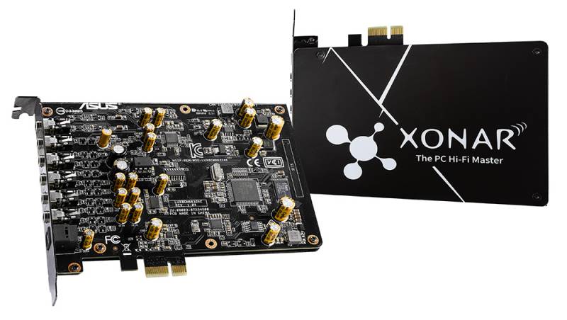 Звуковая карта PCI-E ASUS Sound Card XONAR XONAR AE 7.1 PCIe x1 gaming sound card with 192kHz/24-bit (XONAR_AE)