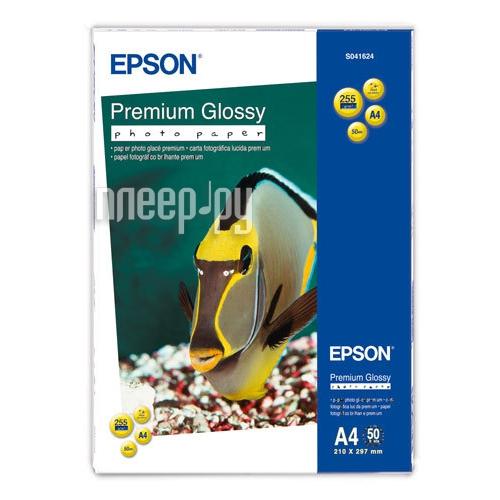 Фотобумага Epson Premium (C13S041624) (Глянцевая 255g/m2 A4 50 листов)