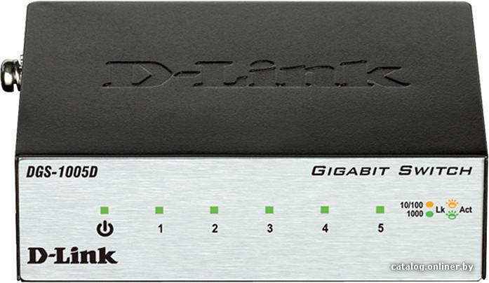 Switch Gigabit D-Link 5-port DGS-1005D/I3A 10/100Mbps RTL