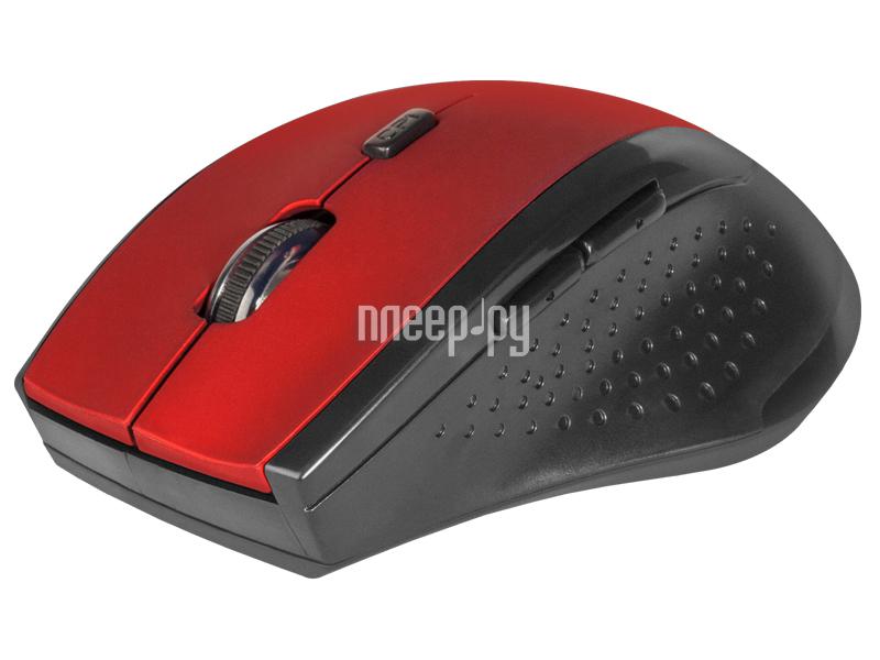 Mouse Wireless Defender Accura MM-365 Red