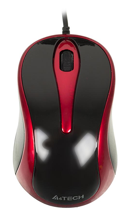 Mouse A4 Tech N-360-2 Black-Red