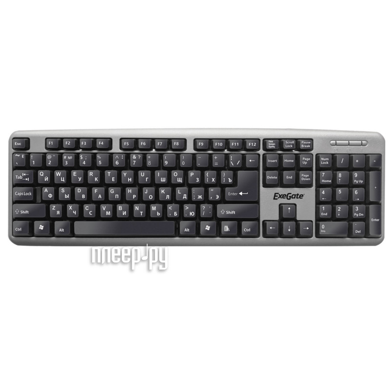 Клавиатура ExeGate LY-401 Silver-Black