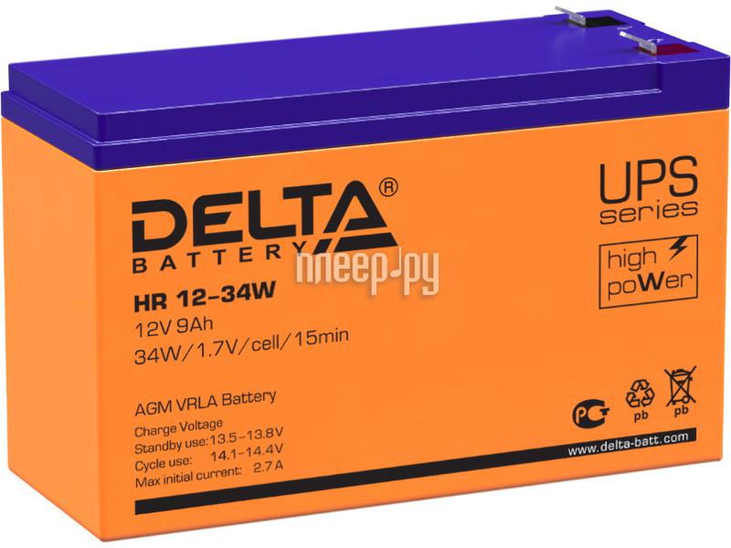 UPS Аккумулятор Delta HR 12-34W (12V, 9Ah)