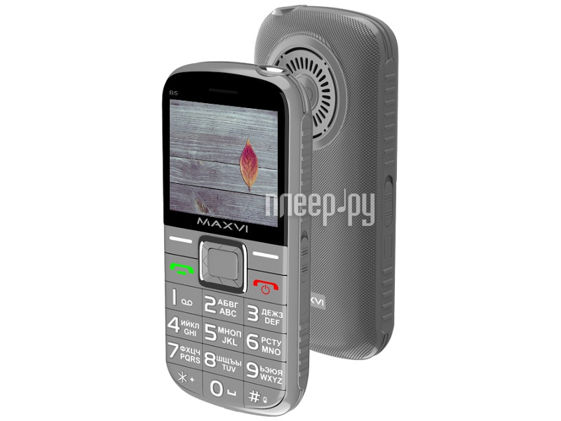 Мобильный телефон Maxvi B5 Grey