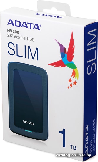 External HDD 2.5" USB3.1 A-Data 2TB HV300 (AHV300-2TU31-CBL) Blue RTL