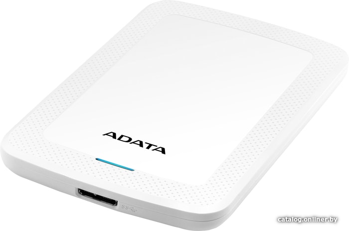 External HDD 2.5" USB3.1 A-Data 2TB HV300 (AHV300-2TU31-CWH) White RTL