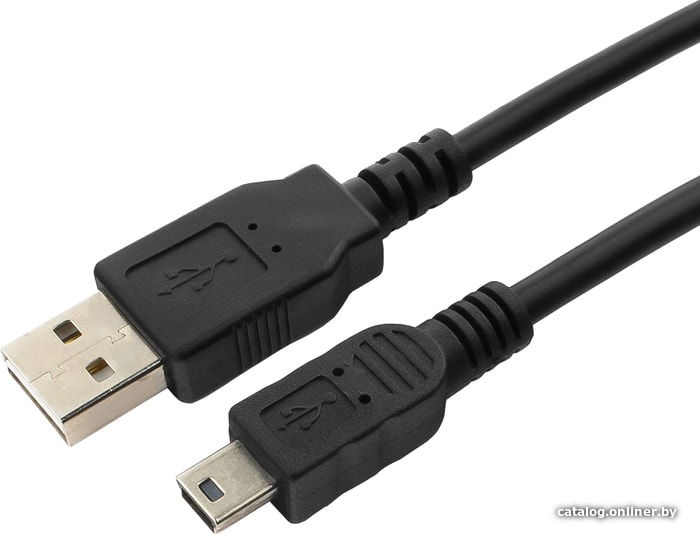 Кабель USB 2.0 AM/miniB 0.3m Gembird (CC-5PUSB2D-0.3M) мультиразъем USB
