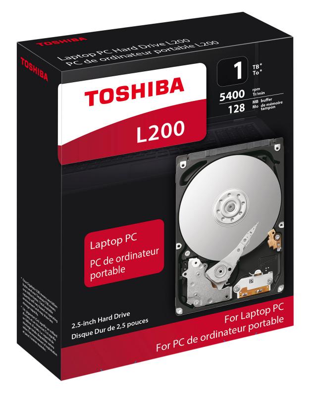HDD 2,5" SATA Toshiba 1TB L200 (HDWL110EZSTA) 5400RPM 128MB SATA-III 600