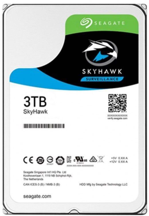 HDD 3.5" SATA-III Seagate 3TB Skyhawk (ST3000VX009) 5400RPM 256Mb 6Gb/s
