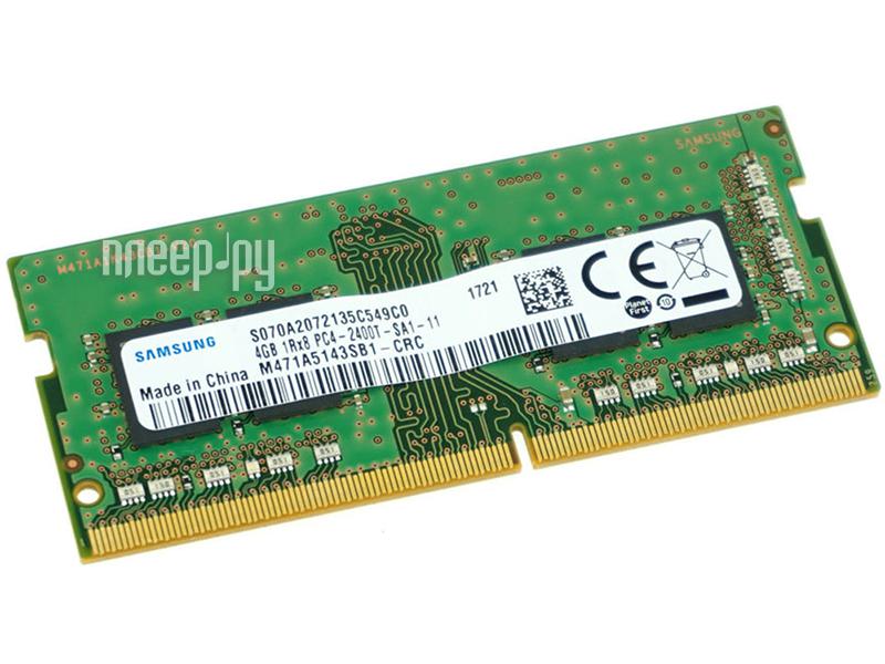 SO-DIMM DDR4 4GB PC-19200 2400Mhz Samsung (M471A5143SB1-CRC)