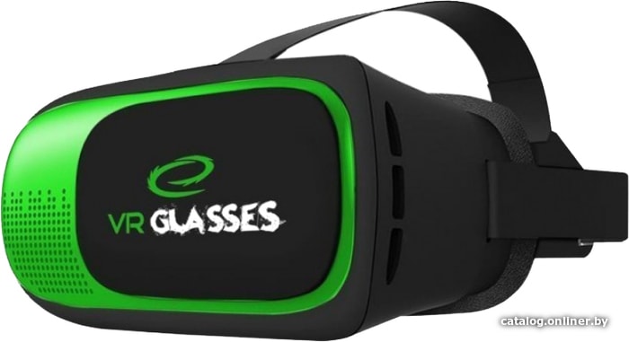 3D очки Esperanza EGV300 для смартфона 3,5"- 6" черно-зеленый