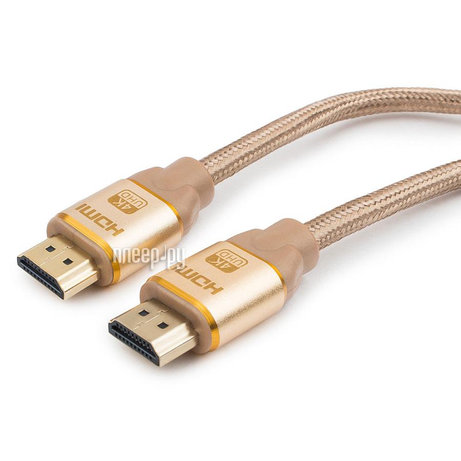 Кабель HDMI- HDMI Gembird 10.0m ver1.4, (CC-G-HDMI03-10M)