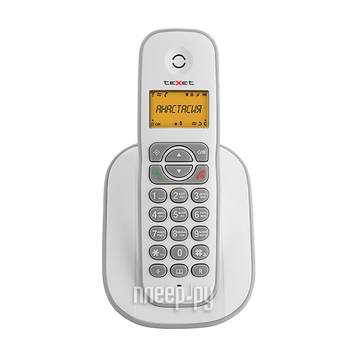 Радиотелефон teXet TX-D4505A White-Grey RTL
