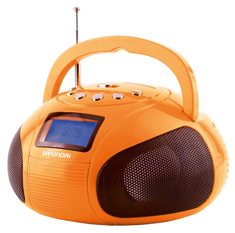 Портативная аудиосистема Hyundai H-PAS120 оранжевый