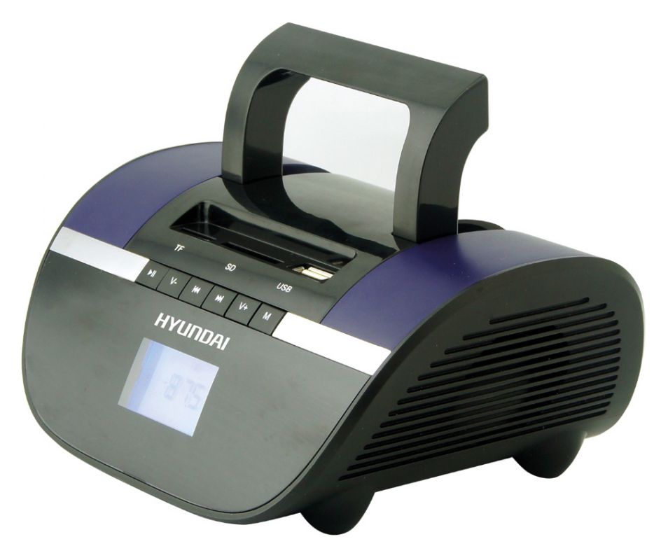 Портативная аудиосистема Hyundai H-PAS220 черно-синий