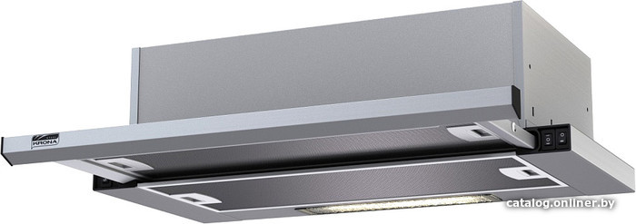 Кухонная вытяжка Krona KAMILLA slim 600 inox/inox (2 мотора)