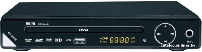 DVD-плеер Mystery MDV-744UH USB Black