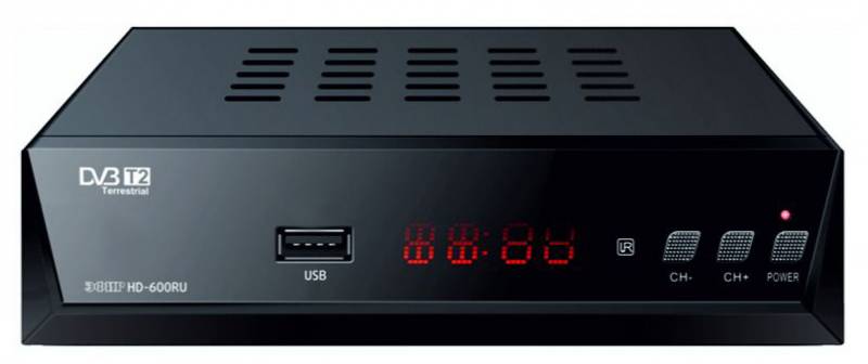 Ресивер DVB-T2 ЭФИР HD-600RU