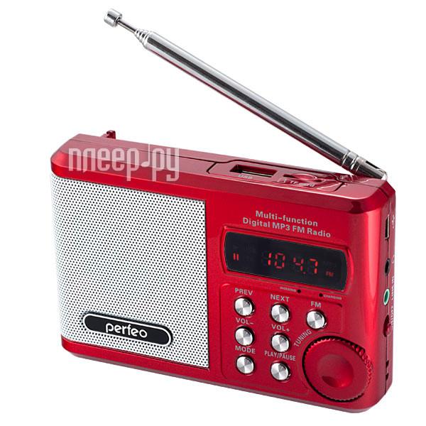 Радиоприемник Perfeo PF-SV922BK Red