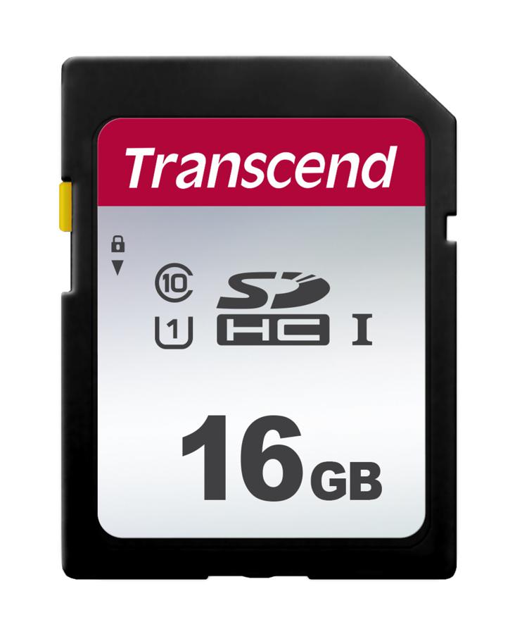 SD 16 Gb Transcend Class 10 SDXC UHS-I U3 (TS16GSDC300S) RTL