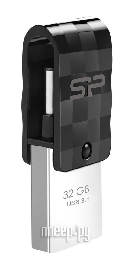 32 Gb USB3.0 Silicon Power Mobile C31 (SP032GBUC3C31V1K) Black