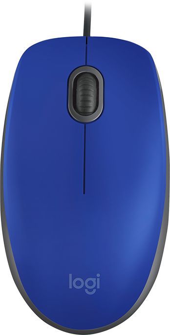 Mouse Logitech M110 Silent (910-005488) Optical Mouse USB, Blue, RTL