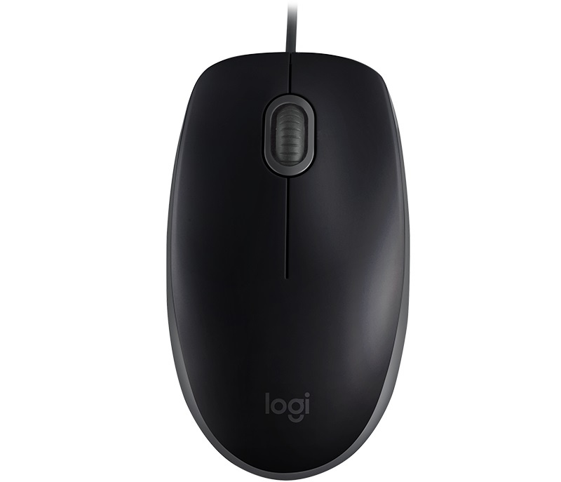 Mouse Logitech B110 Silent (910-005508) Optical Mouse USB, 3btn+Roll, Black