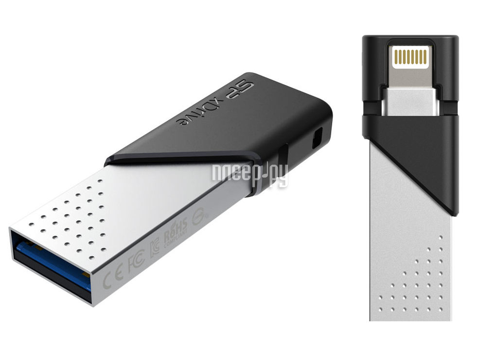 128 Gb USB3.0 Silicon Power xDrive Z50 (SP128GBLU3Z50V1S) Silver