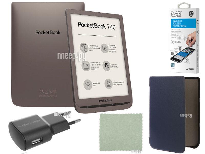 Электронная книга PocketBook 740 Dark Brown PB740-X-RU + подарочный сертификат