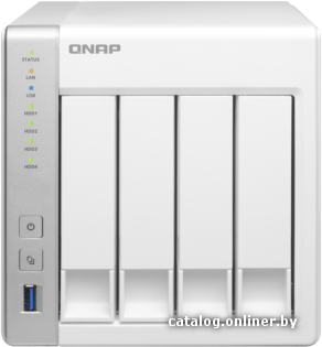 Сетевое хранилище QNAP TS-431XeU-8G Сетевой RAID-накопитель, 4 отсека для HDD, 10 GbE SFP+, стоечное исполнение, 1 блока питания. ARM Cortex-A15 Annap TS-431XeU-8G