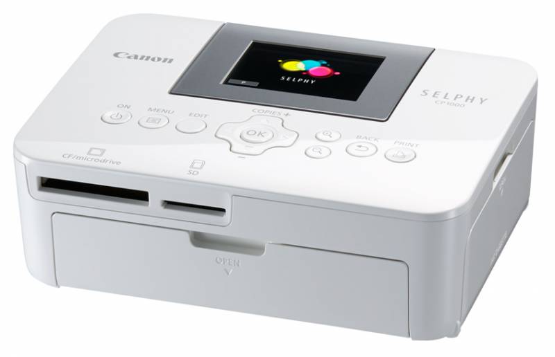 Принтер термосублимационный Canon Selphy CP1000 White