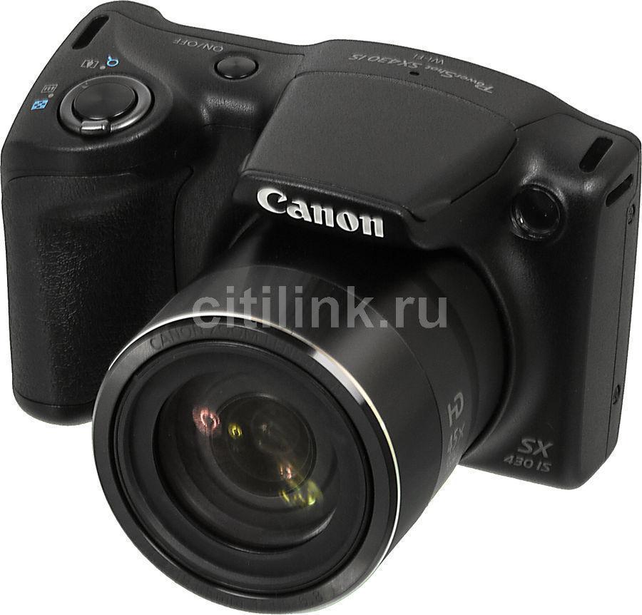 Фотоаппарат цифровой Canon PowerShot SX430 IS Black (Wi-Fi, NFC) 1790C002