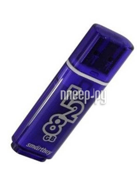 128 Gb USB3.0 SmartBuy Glossy Dark Blue (SB128GBGS-DB)