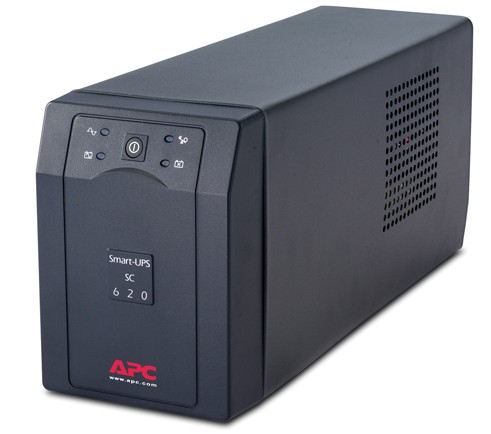 Источник бесперебойного питания APC  Smart-UPS SC620I 620VA* (390 Вт, 4 розетки C13)