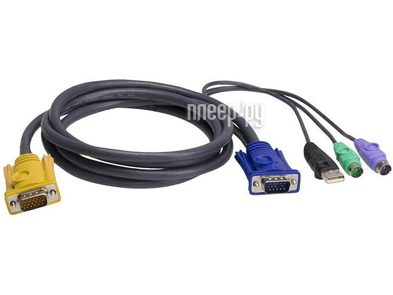 KVM-кабель ATEN 2L-5302UP, USB+PS/2 KVM Cable