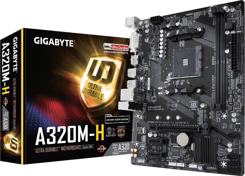 MB Gigabyte GA-A320M-H (rev. 1.1) Soc-AM4 AMD A320 RTL