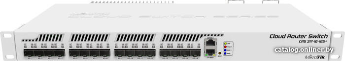 Switch MikroTik CRS317-1G-16S+RM управляемый коммутатор
