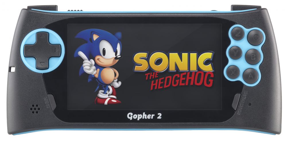 Игровая приставка SEGA Genesis Gopher 2 LCD 4.3", +500 игр синяя