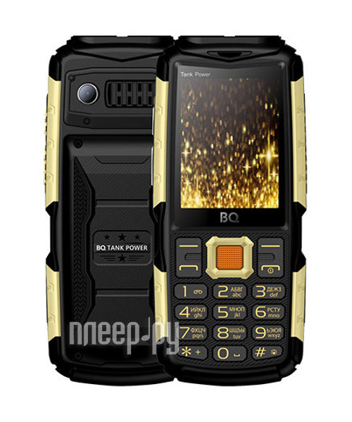 Мобильный телефон BQ-Mobile BQ-2430 Tank Power Black-Gold