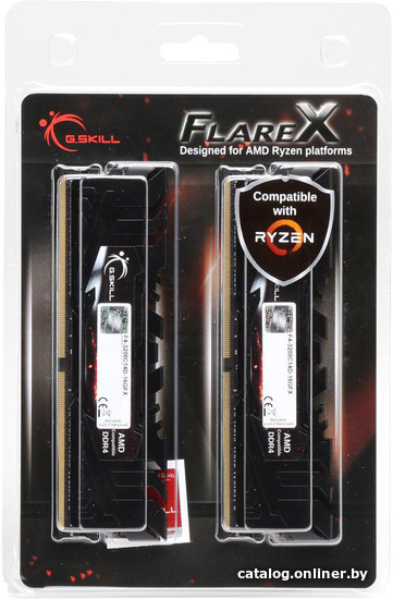 DDR4 16GB (2x8GB) PC-25600 3200MHz G.Skill Flare X (F4-3200C16D-16GFX) CL16 RTL