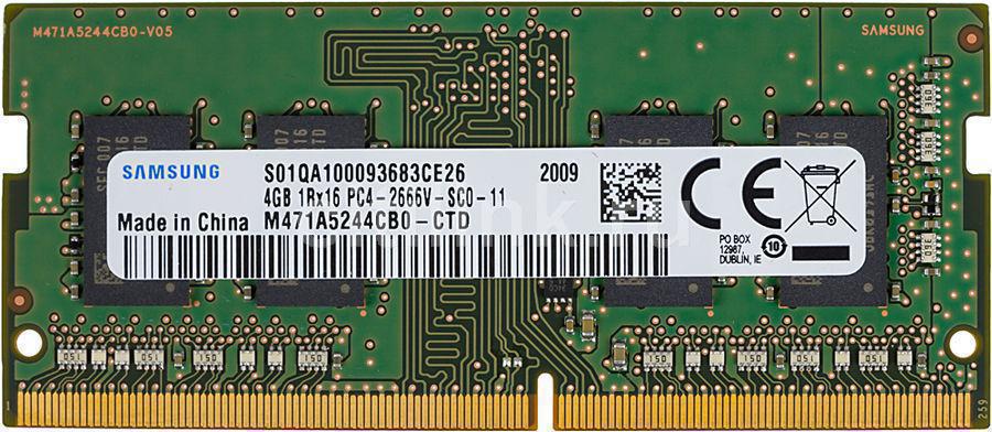 SO-DIMM DDR4 4GB PC-21300 2666MHz Samsung (M471A5244CB0-CTD) 1.2V