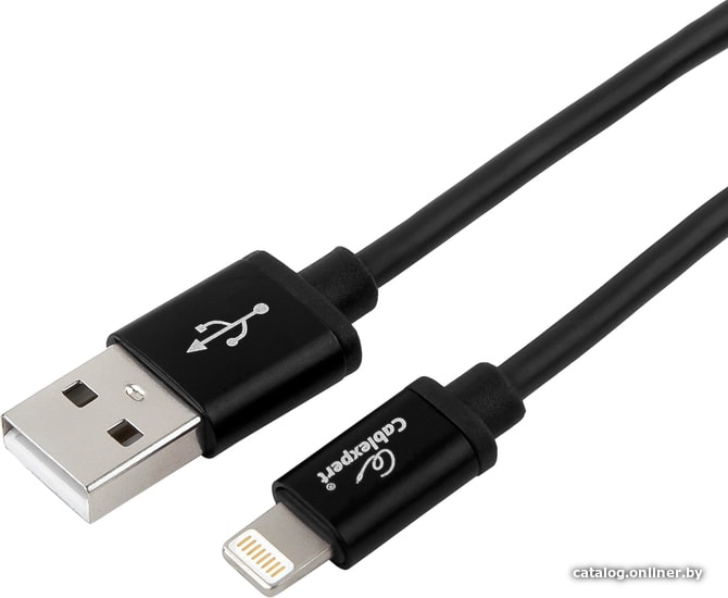 Кабель USB 2.0 Am-Lightning 3.0m Gembird (CC-S-APUSB01Bk-3M), Black