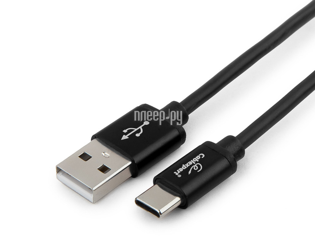 Кабель USB 2.0 OTG A-TypeC 3,0m Gembird CC-S-USBC01Bk-3M