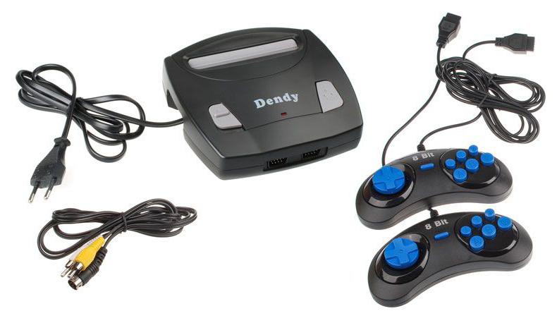 Игровая консоль DENDY Classic 8bit черный