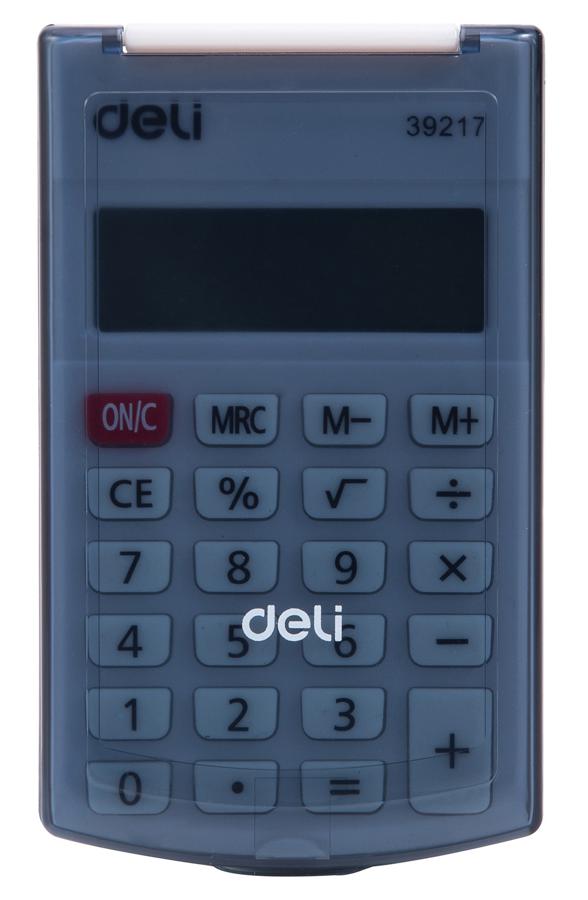 Калькулятор DELI E39217/BLACK 8-разрядный черный