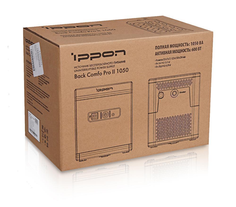 ИБП IPPON Back Comfo Pro II 1050 1050ВA